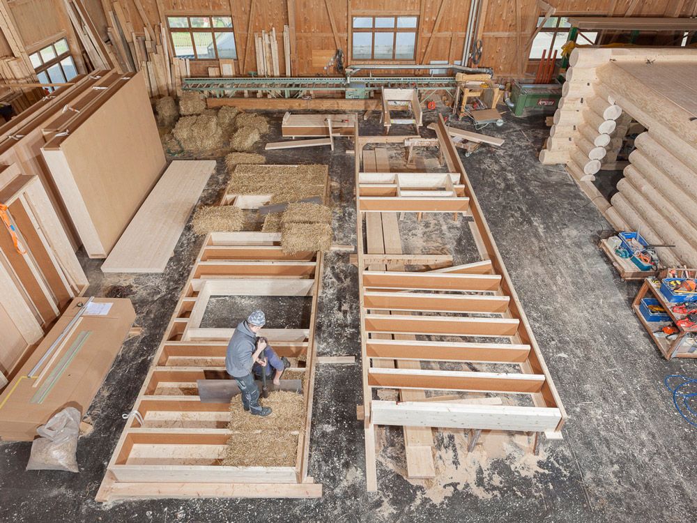 Oeko Strohhaus Ablauf