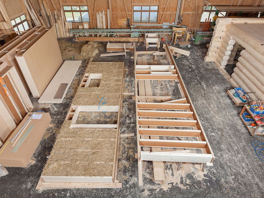 Oeko Strohhaus Ablauf