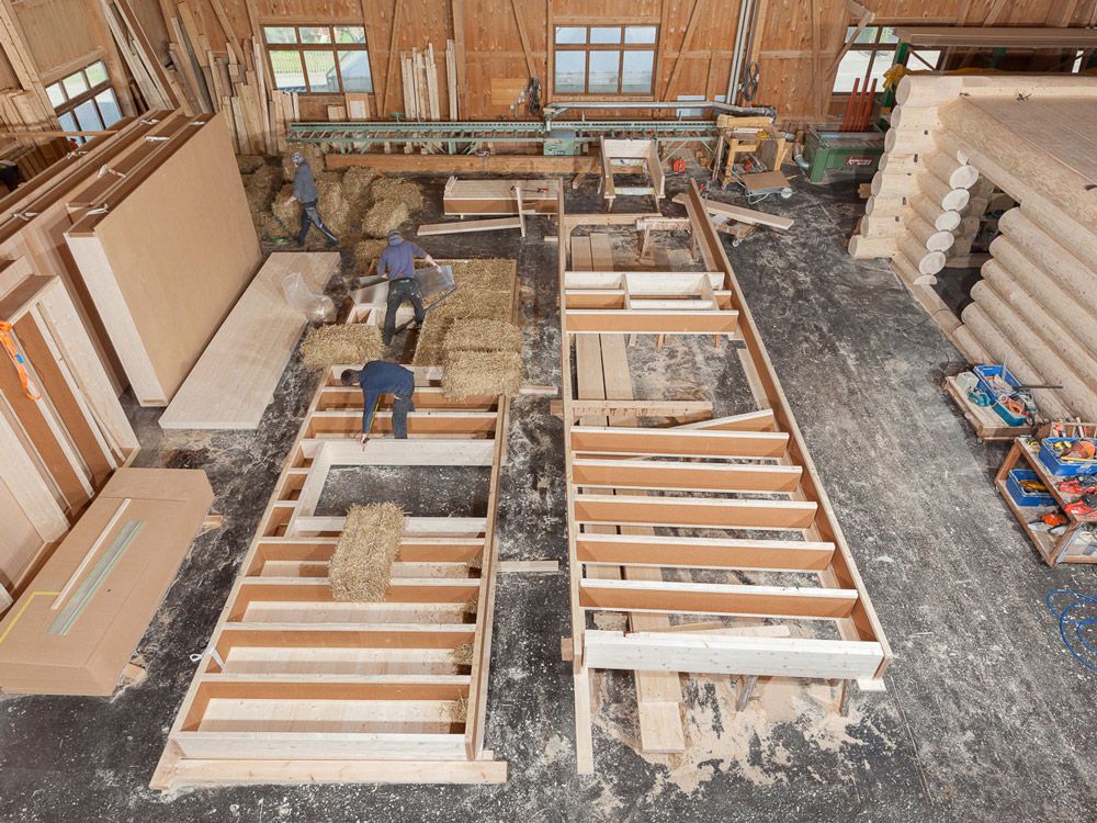 Oeko Strohhaus Ablauf