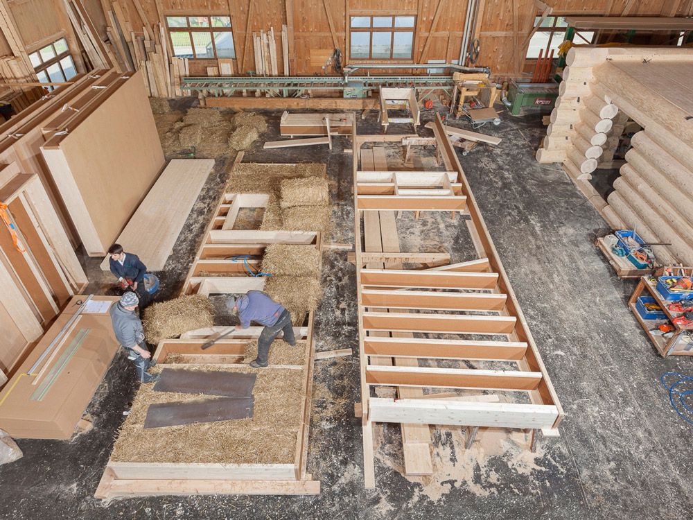 Oeko Strohhaus Ablauf